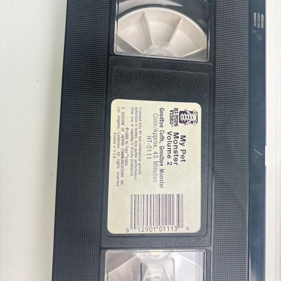 My Pet Monster VHS Volume 2 Goodbye Cuffs Goodbye Monster 1980s Kids Cartoon He- - Picture 7 of 11